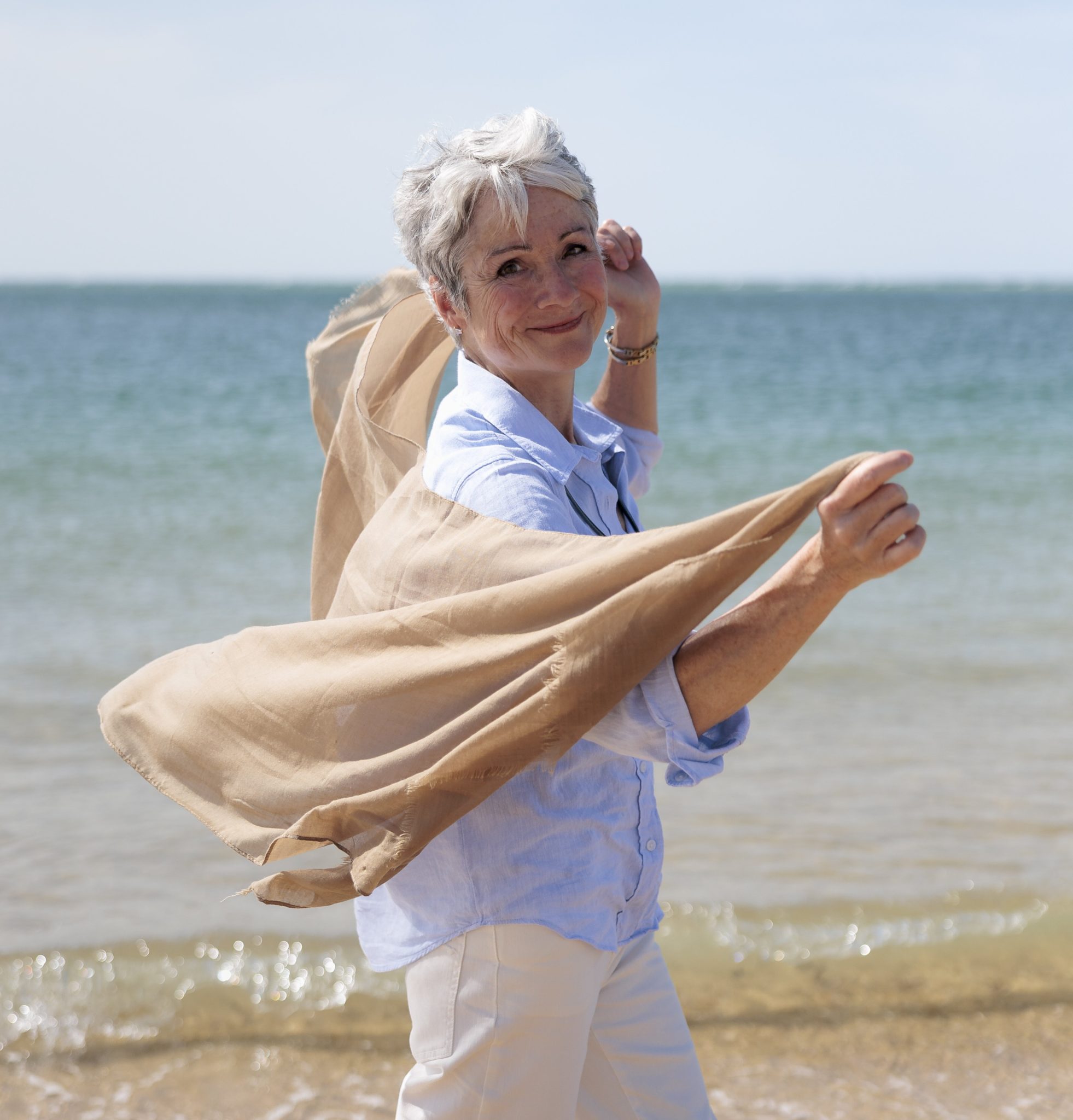 Portrait de Nicole Gouaud, accompagnatrice holistique.